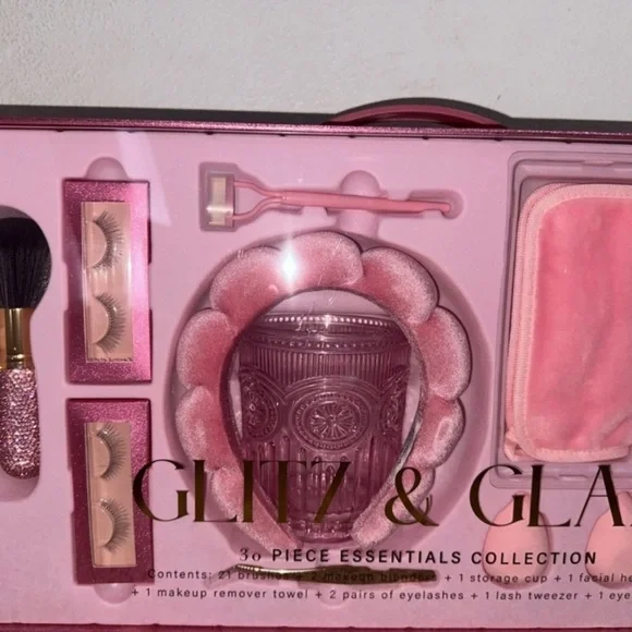 ✨️💕 Blush Glitz & Glam | 30pc Essentials Collection Brush Set pink ✨️💕 - Picture 7 of 9